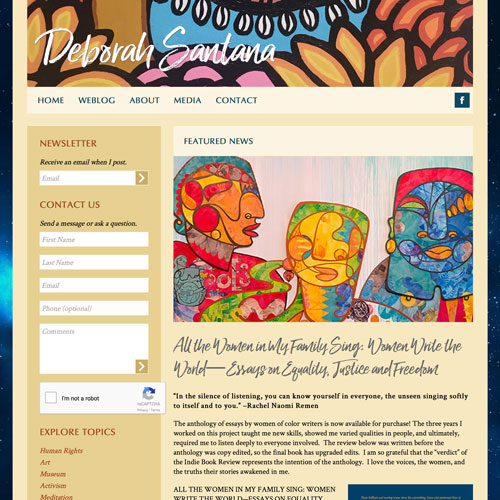 Deborah Santana author homepage